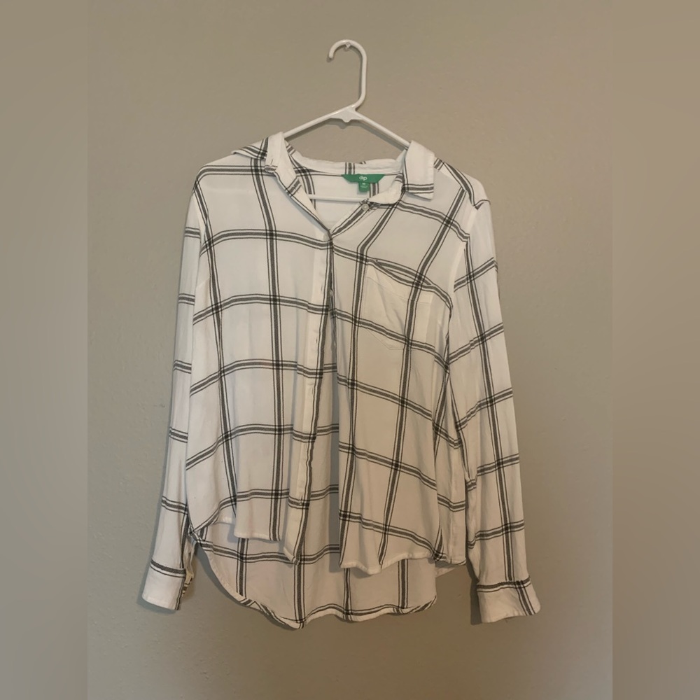 White and black flannel.